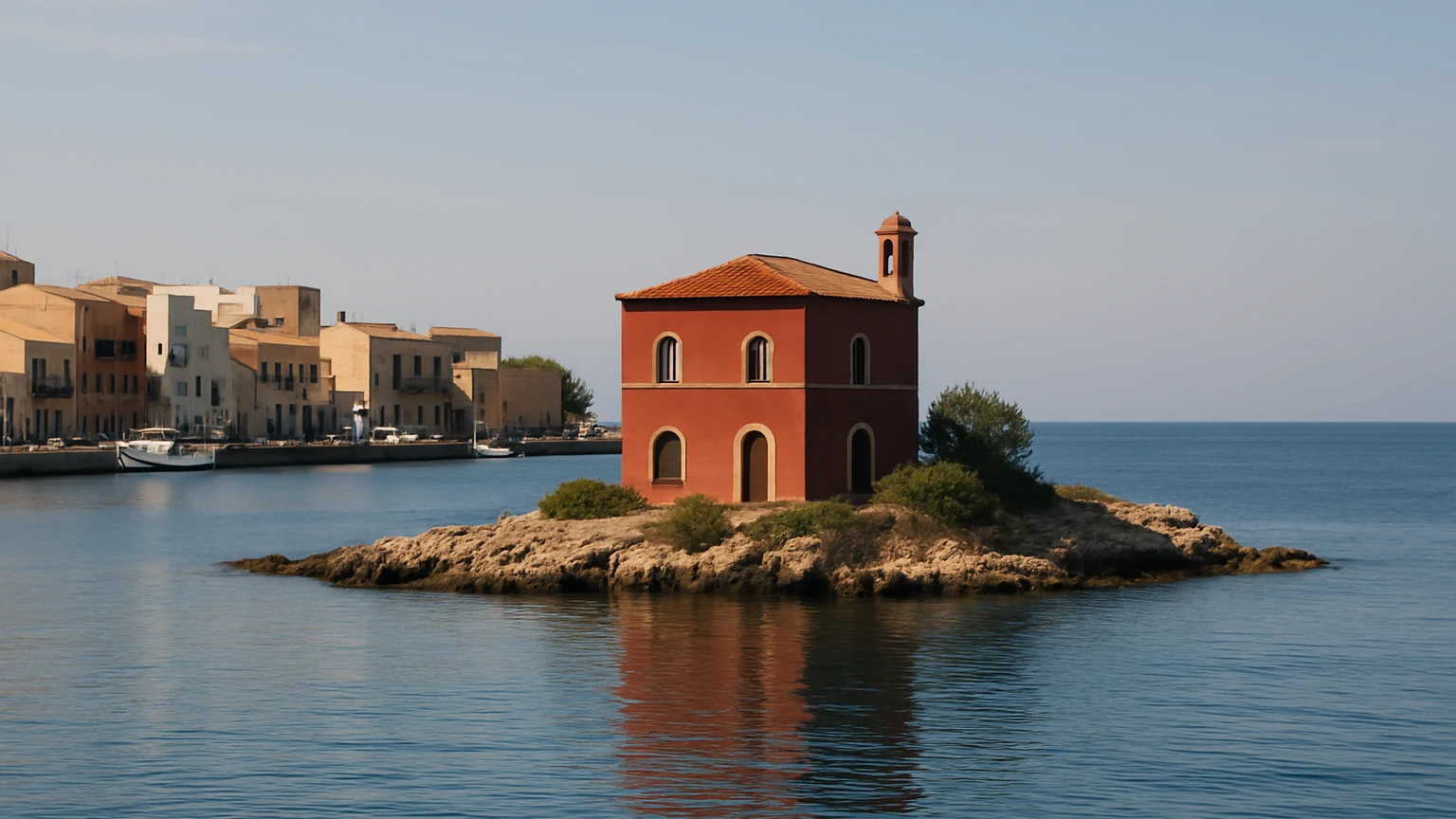 Marzamemi, perché l’Isola Piccola si chiama Isolotto Brancati: il villino rosso davanti al porto